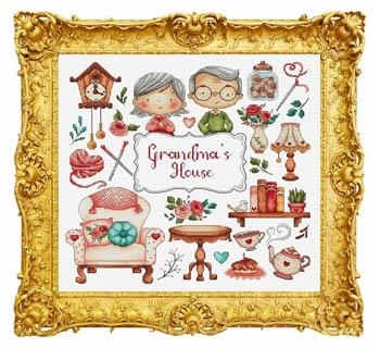 Stickvorlage Les Petites Croix De Lucie - Grandmas House