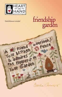 Stickvorlage Heart In Hand Needleart - Friendship Garden (w/emb)
