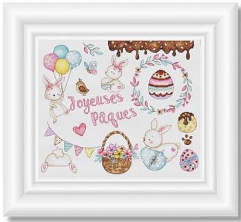 Easter Surprise - Les Petites Croix De Lucie (Stickvorlage)