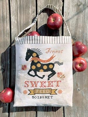 Stickvorlage Carriage House Samplings - Horse Feed Sack