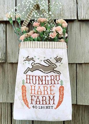 Stickvorlage Carriage House Samplings - Hungry Hare Feed Sack