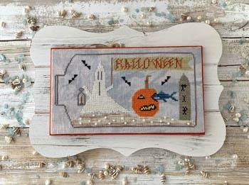Stickvorlage Lucy Beam - Halloween Under The Sea (Ausverkauf)