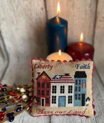 Liberty Lane Pillow - Mani Di Donna (Stickvorlage)