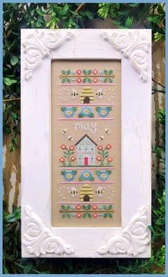 Stickvorlage Country Cottage Needleworks - Sampler Of The Month - May