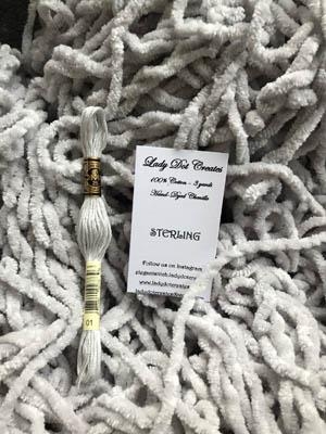 Lady Dot Creates - Chenille Trim Sterling