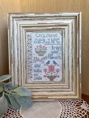 Stickvorlage From the Heart - Welcome Spring Sampler