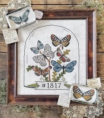 Stickvorlage Hello From Liz Mathews - Butterfly Cloche