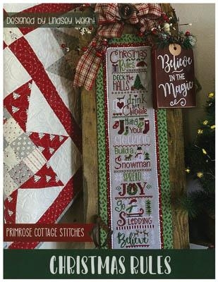 Stickvorlage Primrose Cottage Stitches - Christmas Rules