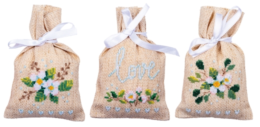 Vervaco Verachtert - Geschenksäckchen Love 3er-Set