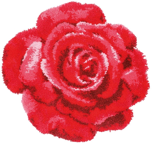 Knüpfteppich Verachtert/Vervaco - Rote Rose