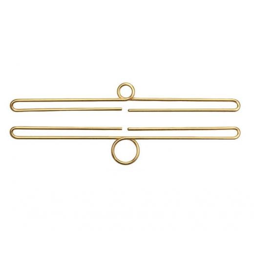 Dekobügel goldfarben Mini-Oslo 2-teilig 10 cm