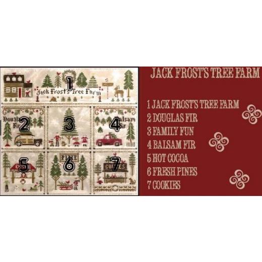 Little House Needleworks - Jack Frosts Tree Farm 7 Vorlagen