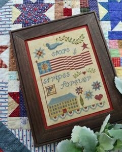 Stars And Strips Forever - Annie Beez Folk Art (Stickvorlage)