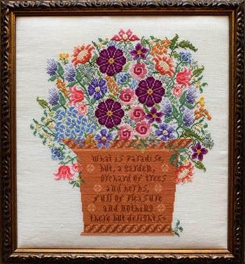 Stickvorlage Rosewood Manor Designs - Garden Paradis (Ausverkauf)