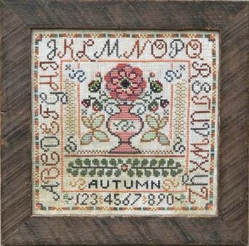 Stickvorlage Tellin Emblem - Seasonal Sampler - Autumn