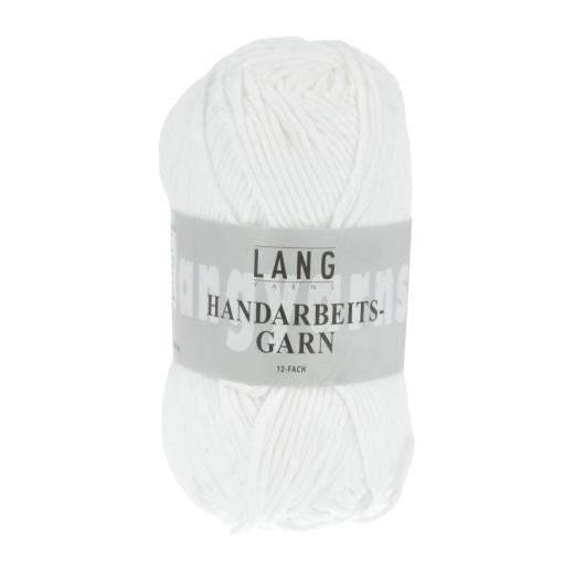 Handarbeitsgarn 12-fach Lang Yarns - weiss (Topflappenwolle)