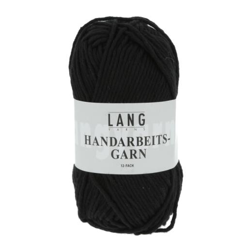 Handarbeitsgarn 12-fach Lang Yarns - schwarz (Topflappenwolle)