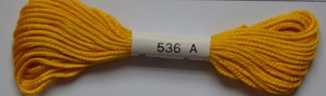 Soie dAlger Seidenstickgarn - Farbe 536 gelb