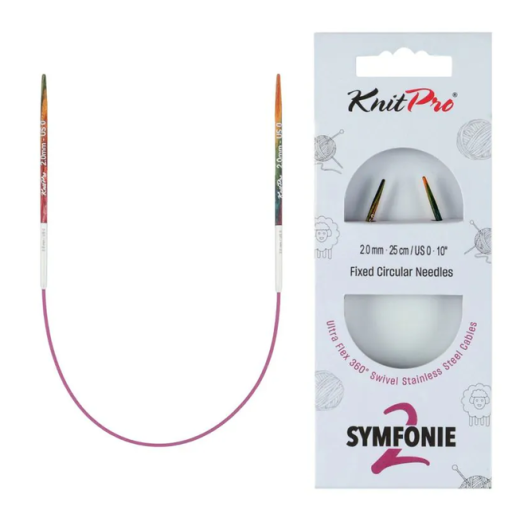 KnitPro Symfonie 2 Rundstricknadel 2,00 mm - 25 cm