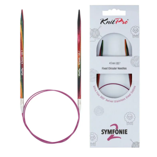 KnitPro Symfonie 2 Rundstricknadel 4,50 mm - 40 cm