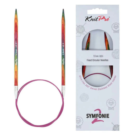KnitPro Symfonie 2 Rundstricknadel 5,50 mm - 40 cm