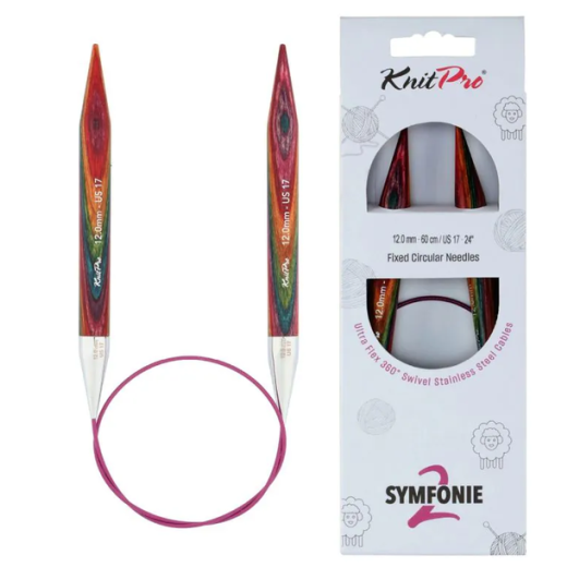 KnitPro Symfonie 2 Rundstricknadel 12,00 mm - 40 cm