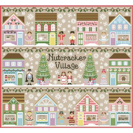 Stickvorlage Country Cottage Needleworks - Nutcracker Village (Serie mit 11 Vorlagen)