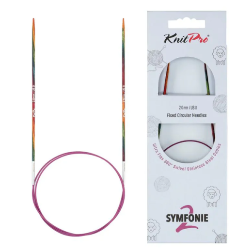 KnitPro Symfonie 2 Rundstricknadel 2,00 mm - 50 cm