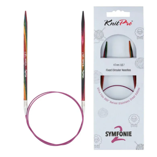 KnitPro Symfonie 2 Rundstricknadel 4,50 mm - 50 cm