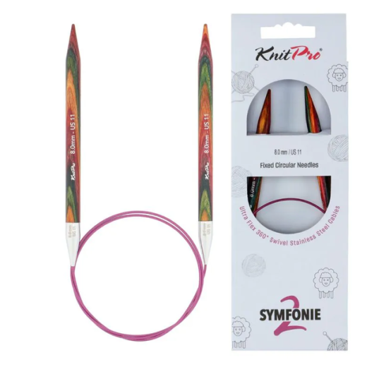 KnitPro Symfonie 2 Rundstricknadel 8,00 mm - 50 cm