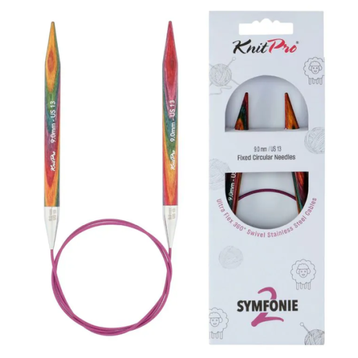 KnitPro Symfonie 2 Rundstricknadel 9,00 mm - 50 cm