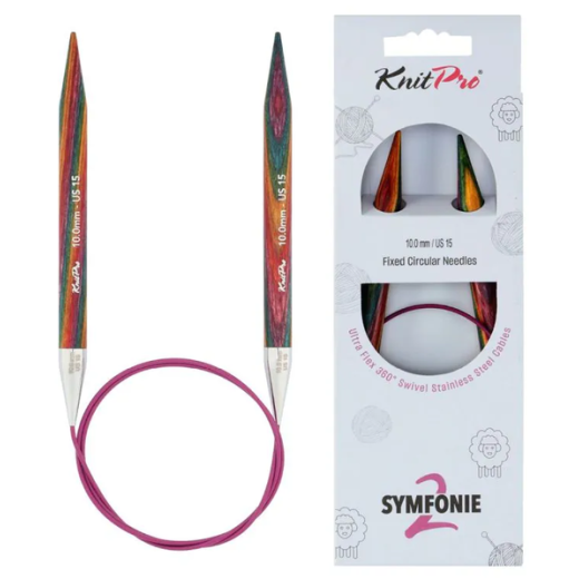 KnitPro Symfonie 2 Rundstricknadel 10,00 mm - 50 cm