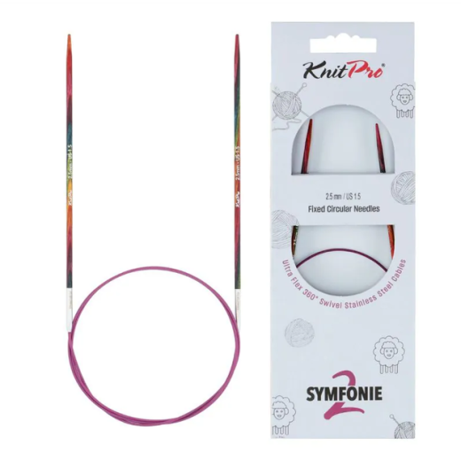 KnitPro Symfonie 2 Rundstricknadel 2,50 mm - 60 cm