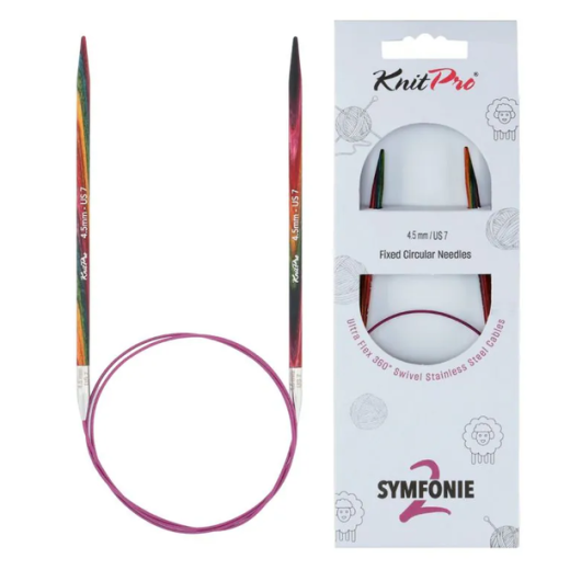 KnitPro Symfonie 2 Rundstricknadel 4,50 mm - 60 cm