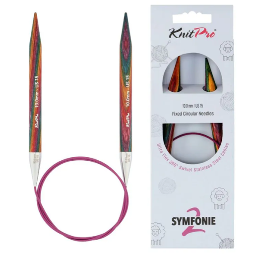 KnitPro Symfonie 2 Rundstricknadel 10,00 mm - 60 cm