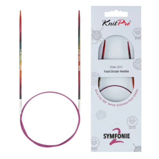 KnitPro Symfonie 2 Rundstricknadel 2,50 mm - 80 cm