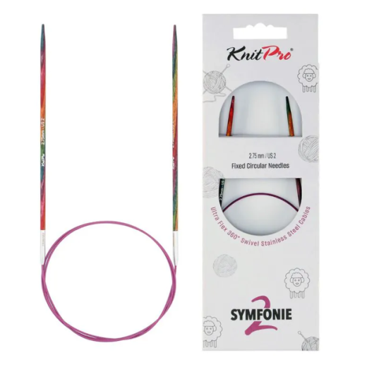 KnitPro Symfonie 2 Rundstricknadel 2,75 mm - 80 cm
