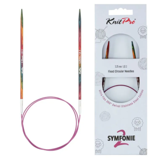 KnitPro Symfonie 2 Rundstricknadel 3,25 mm - 80 cm