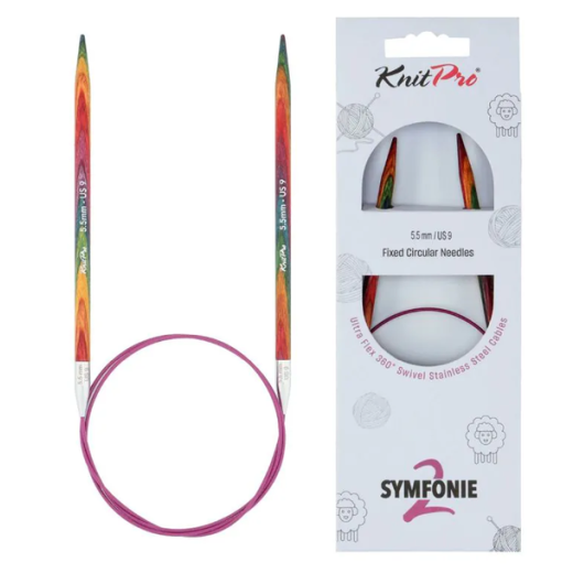 KnitPro Symfonie 2 Rundstricknadel 5,50 mm - 80 cm