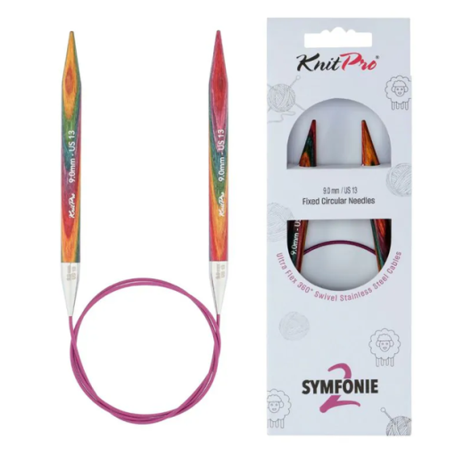 KnitPro Symfonie 2 Rundstricknadel 9,00 mm - 80 cm