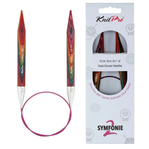 KnitPro Symfonie 2 Rundstricknadel 12,00 mm - 100 cm