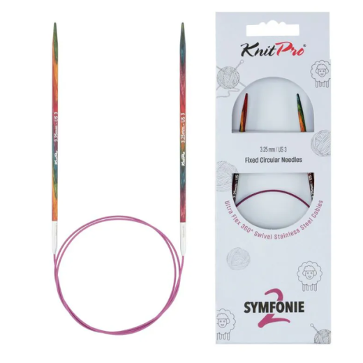 KnitPro Symfonie 2 Rundstricknadel 3,25 mm - 100 cm