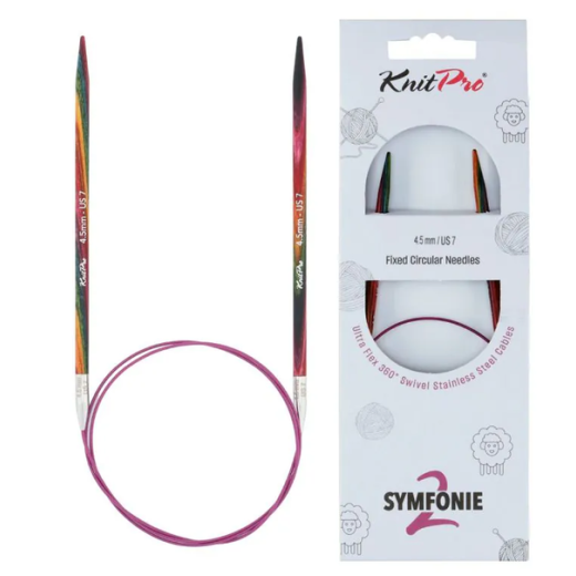 KnitPro Symfonie 2 Rundstricknadel 4,50 mm - 100 cm