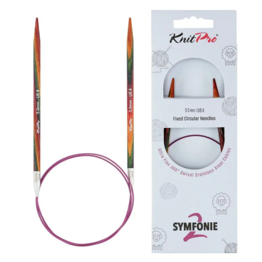 KnitPro Symfonie 2 Rundstricknadel 5,00 mm - 100 cm