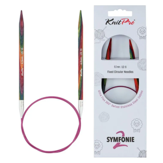 KnitPro Symfonie 2 Rundstricknadel 6,00 mm - 100 cm