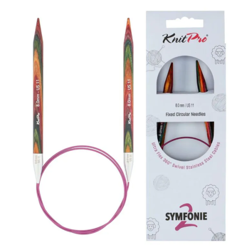 KnitPro Symfonie 2 Rundstricknadel 8,00 mm - 100 cm