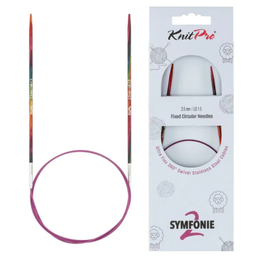 KnitPro Symfonie 2 Rundstricknadel 2,50 mm - 120 cm