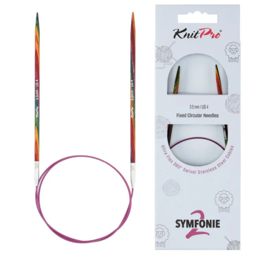 KnitPro Symfonie 2 Rundstricknadel 3,50 mm - 120 cm