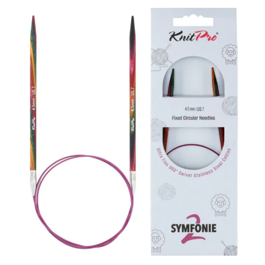 KnitPro Symfonie 2 Rundstricknadel 4,50 mm - 120 cm