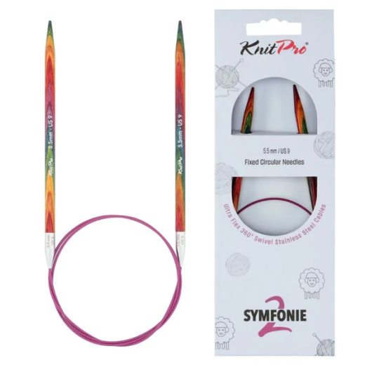KnitPro Symfonie 2 Rundstricknadel 5,50 mm - 120 cm